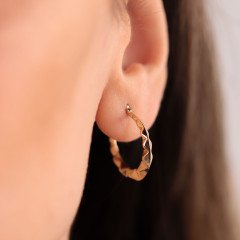 Prizmatik Halka Küpe