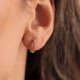 Rhinestone Hoop Earrings S