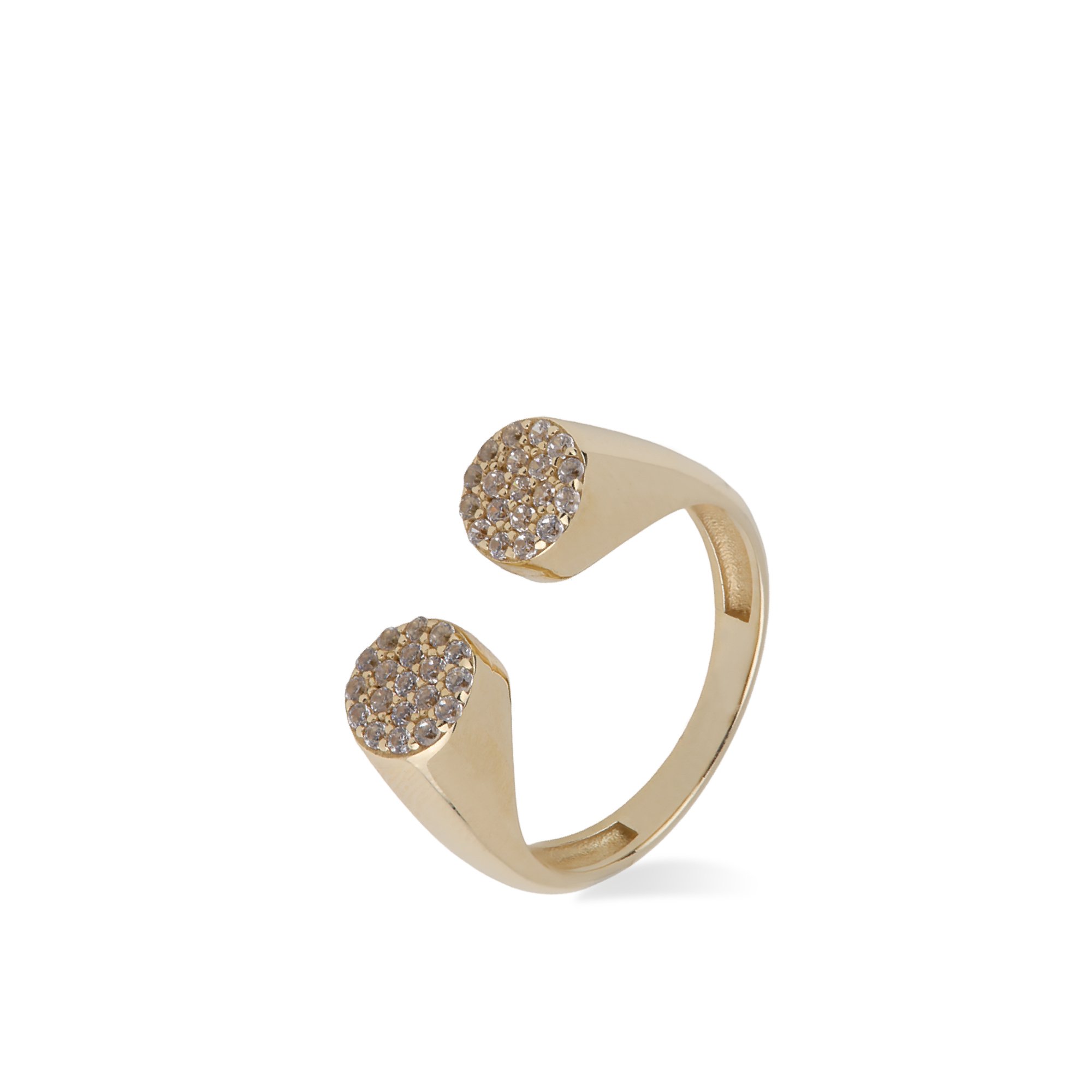 Stone-set Couple Ring
