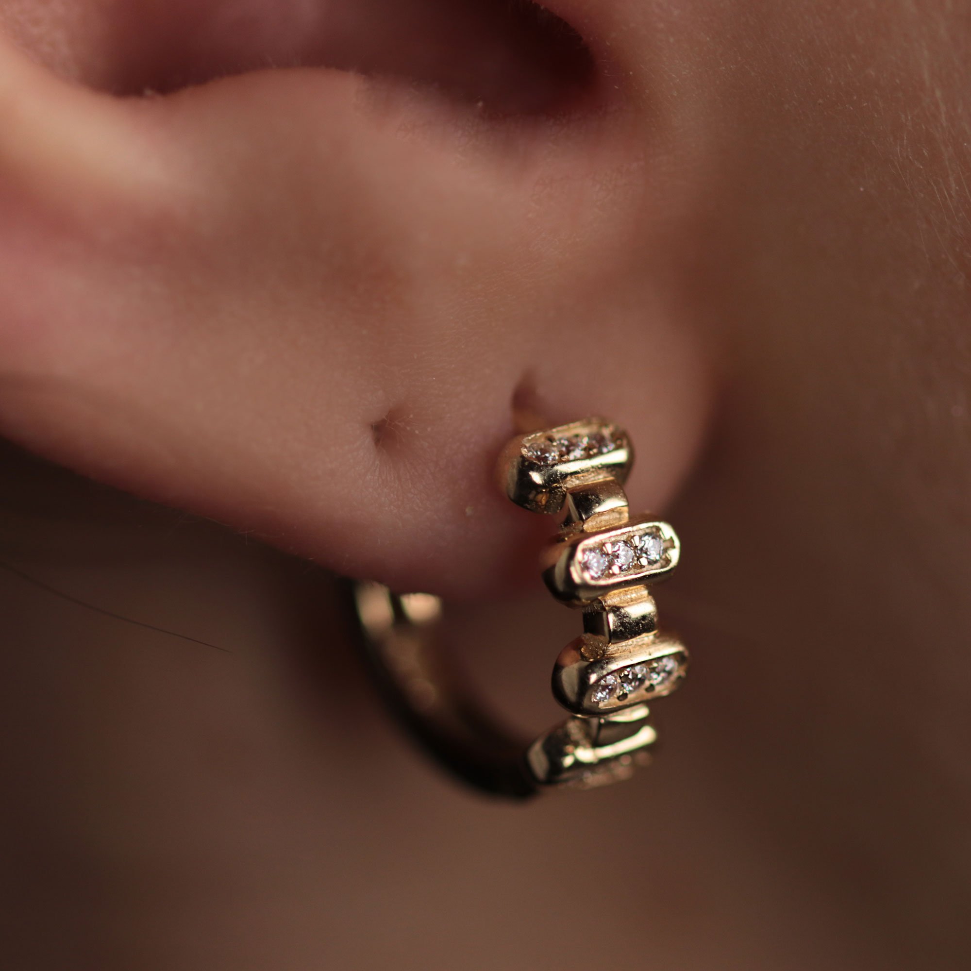 Seed Hoop Earrings