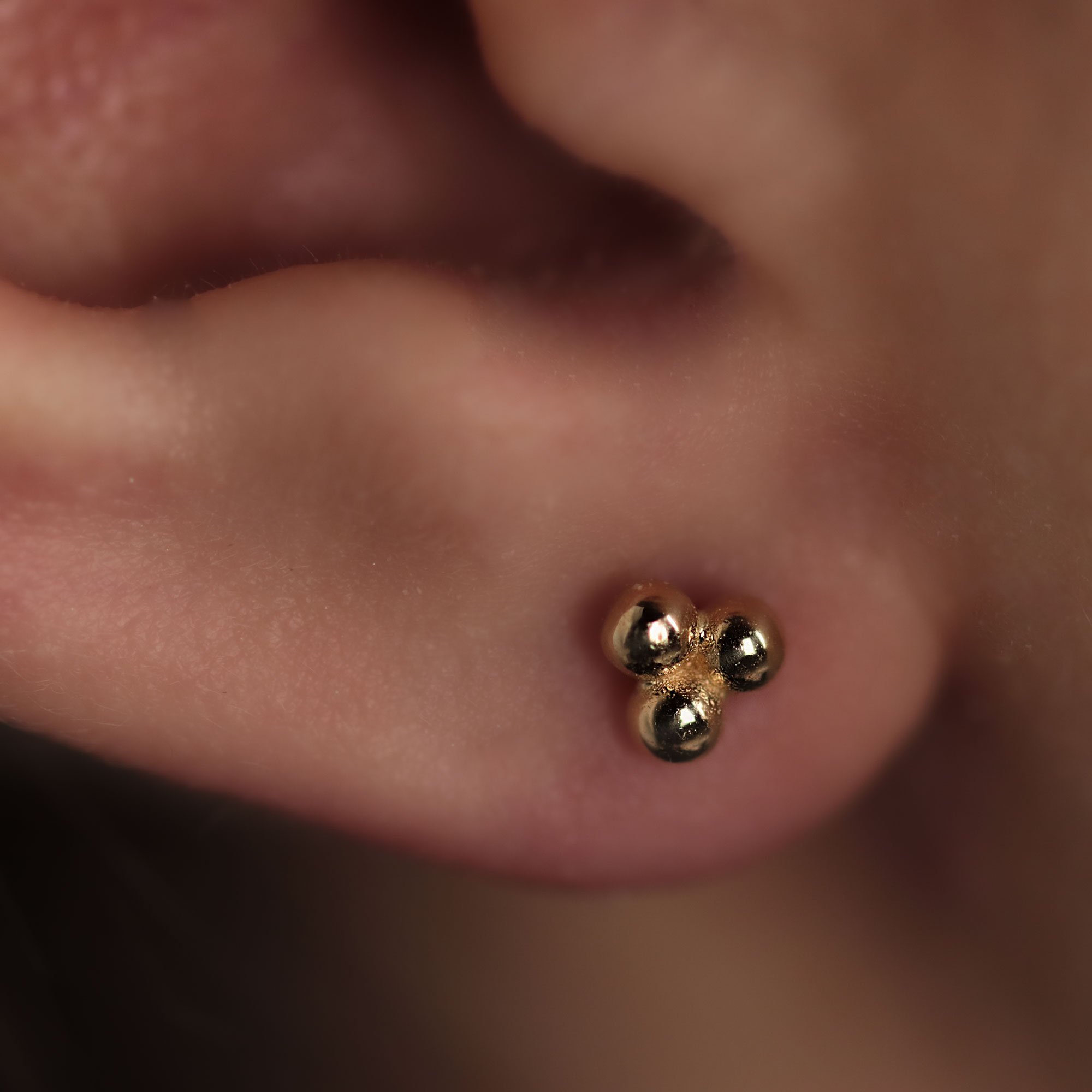 Three Top Earrings