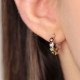 Honeycomb Hoop Earrings 