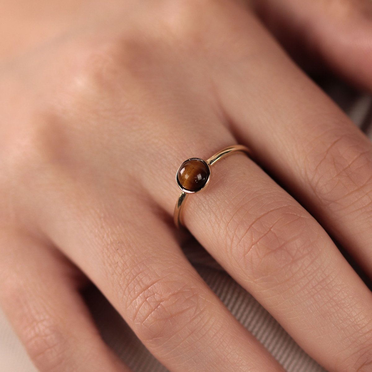 Kaplan Gözü Yüzük