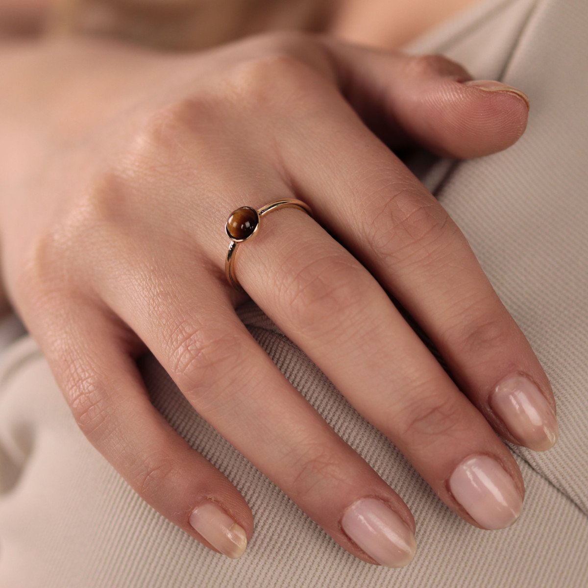 Kaplan Gözü Yüzük