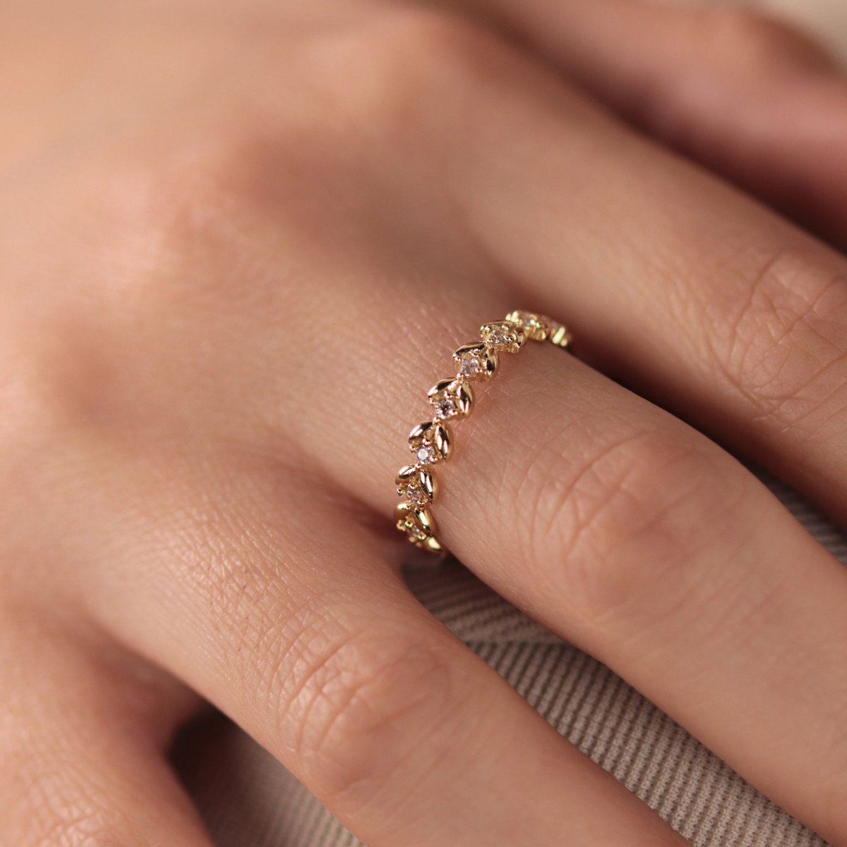 Taşlı Başak Yüzük