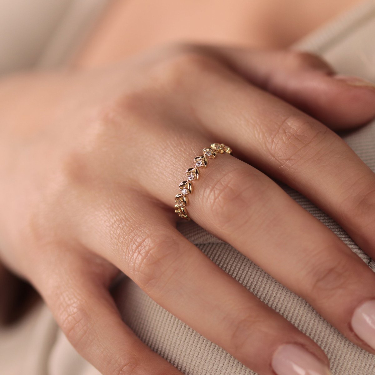 Taşlı Başak Yüzük