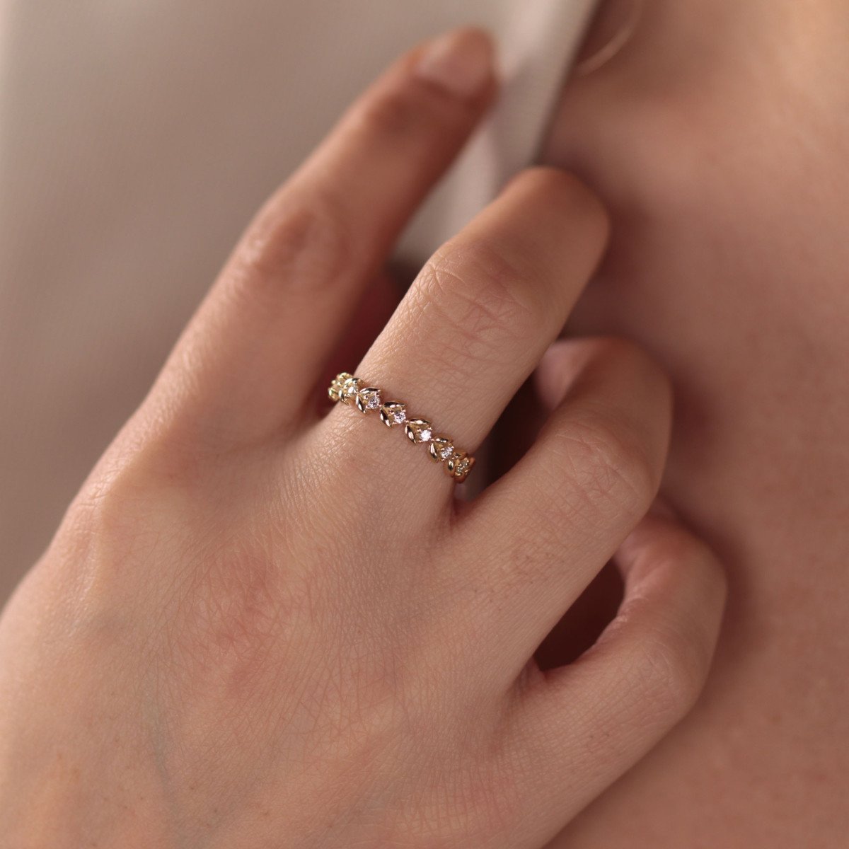 Taşlı Başak Yüzük