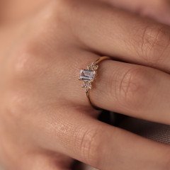 Taşlı Minimal Yüzük