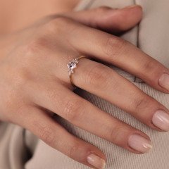 Taşlı Minimal Yüzük