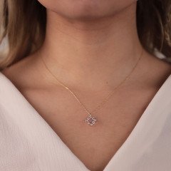 Dörtgen Minimal Kolye