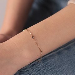 Taşlı Dörtgen Bileklik