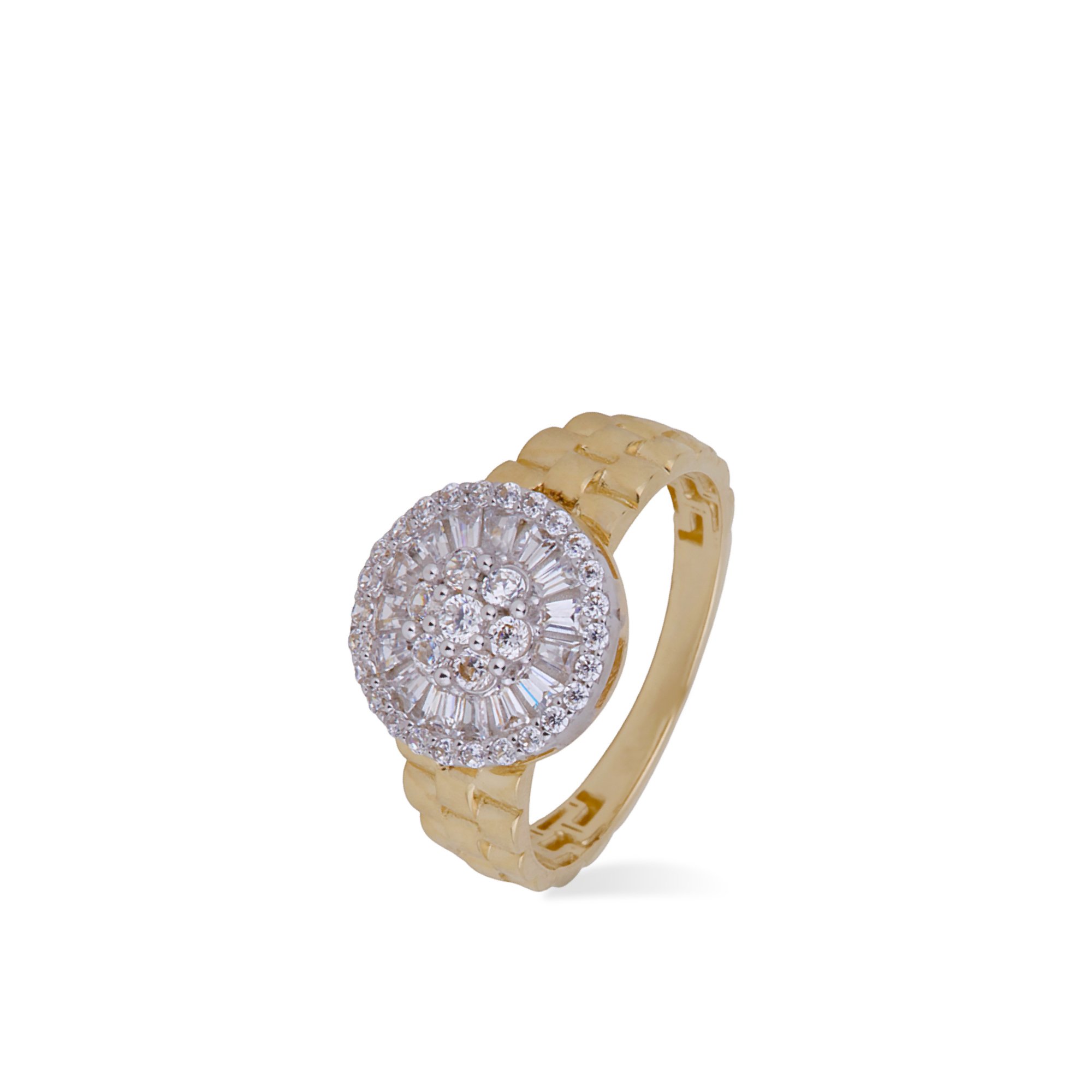 Stone-set Strap Ring
