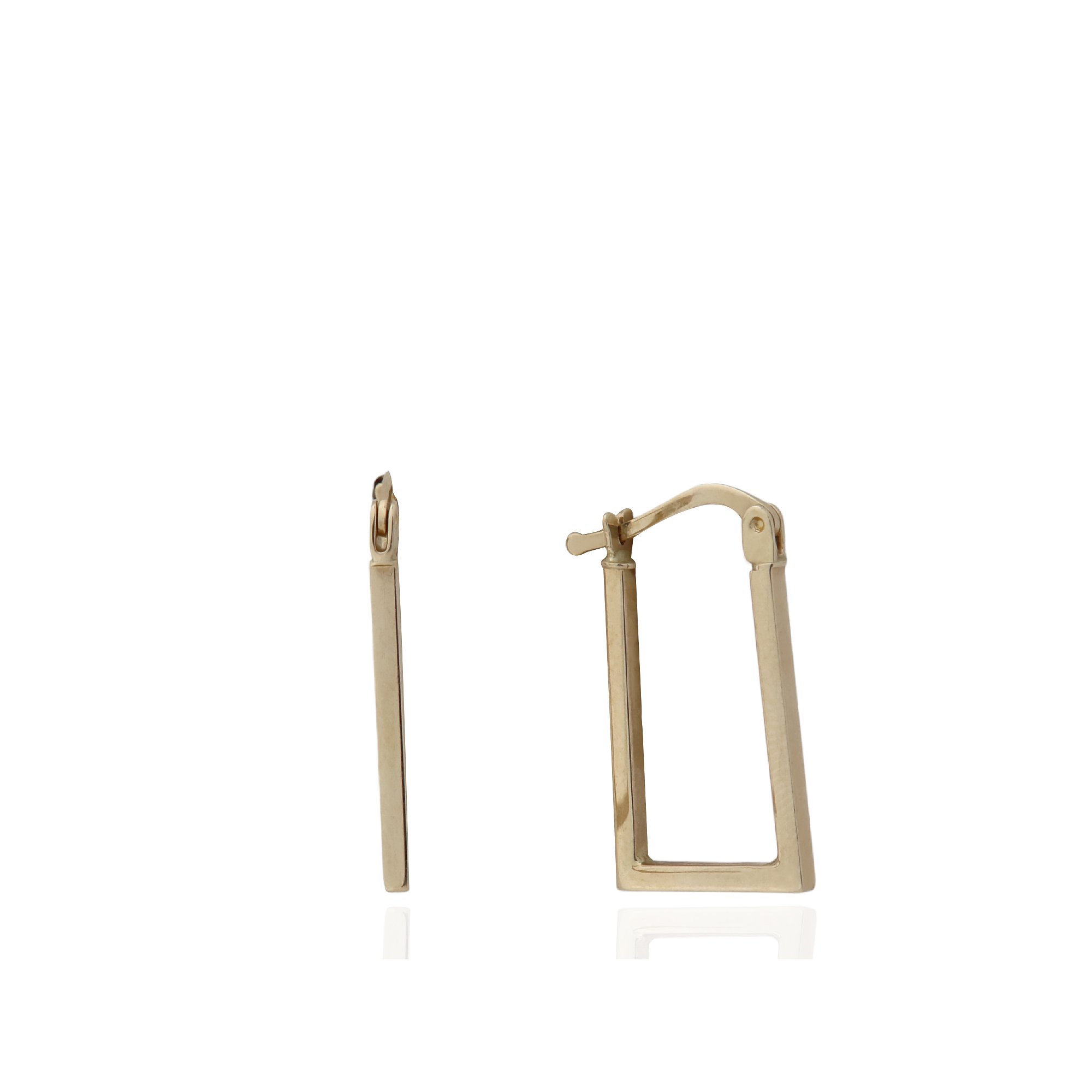 Rectangle Hoop Earrings