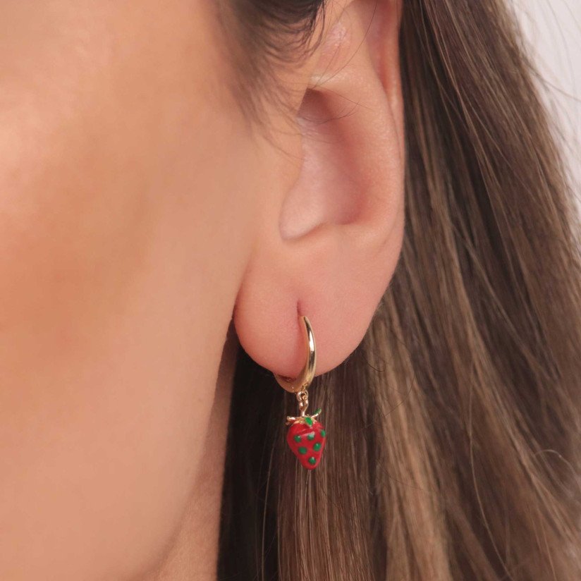 Strawberry Dangle Earrings 