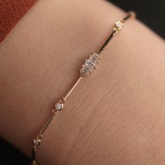 Sıra Taşlı Baget Bileklik