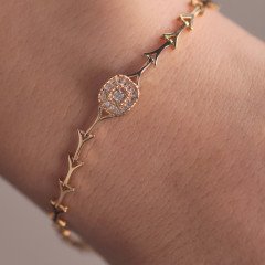 Taşlı Branch Bileklik