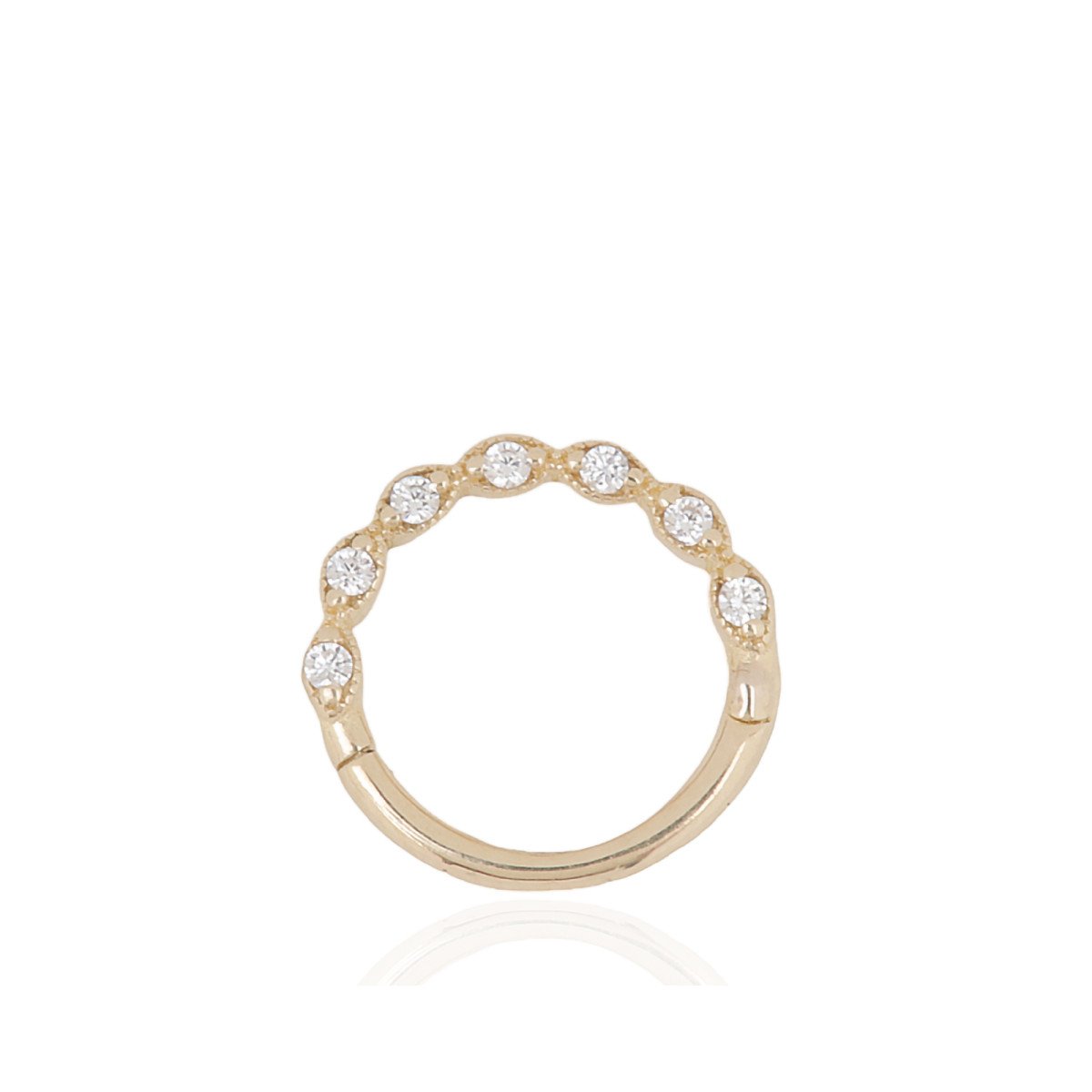 Sıra Taşlı Halka Piercing
