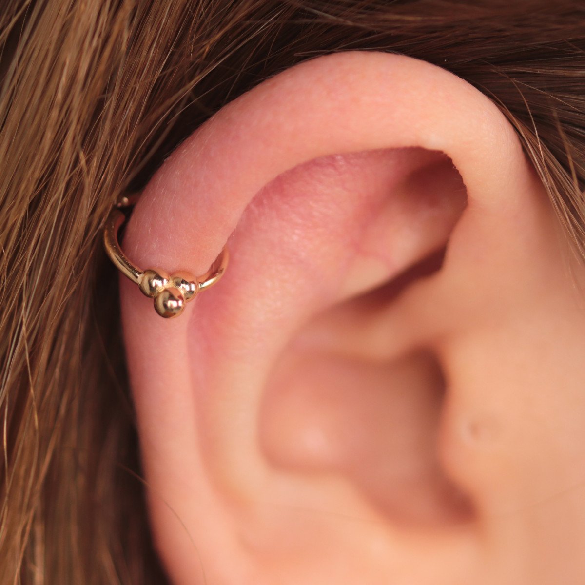 Üç Top Halka Piercing