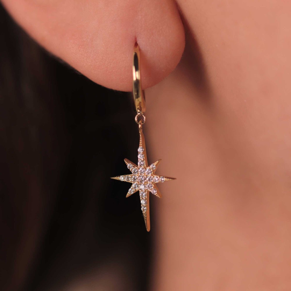 Kuzey Yıldızı Küpe 