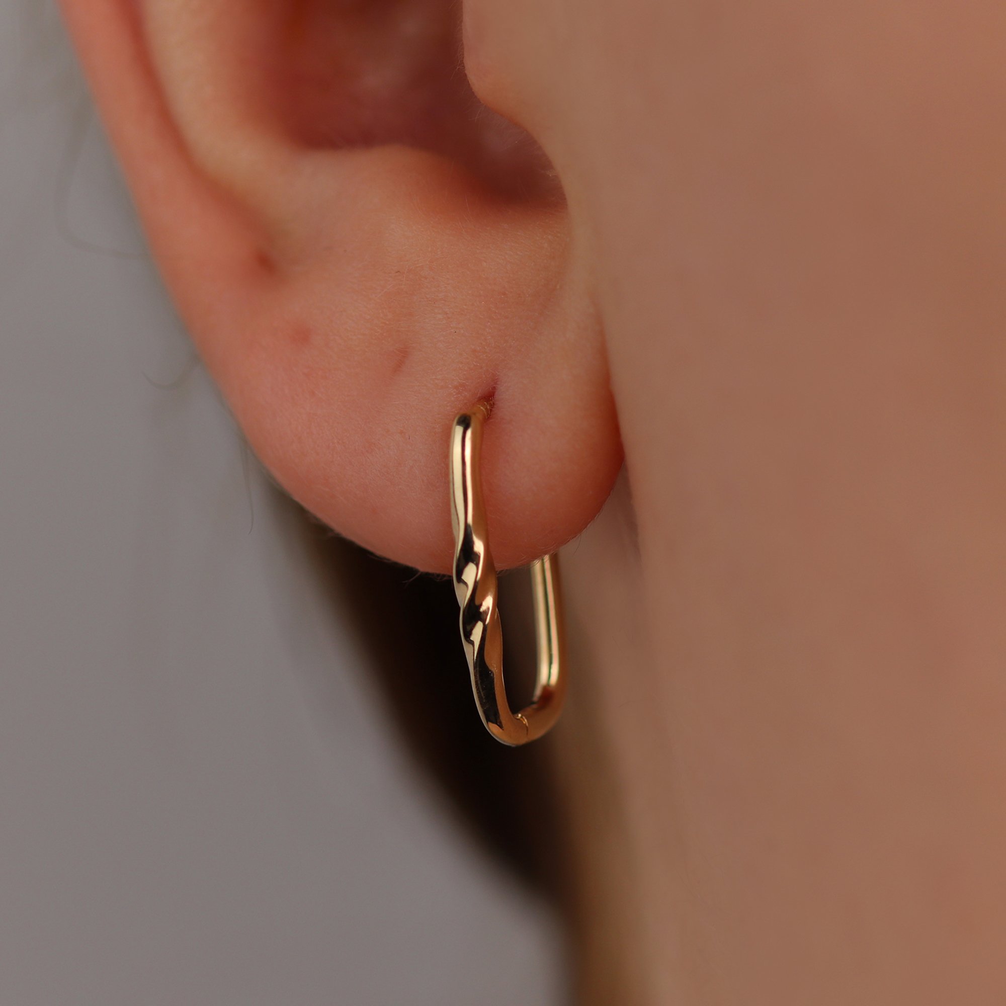 Twist Elips Earrings