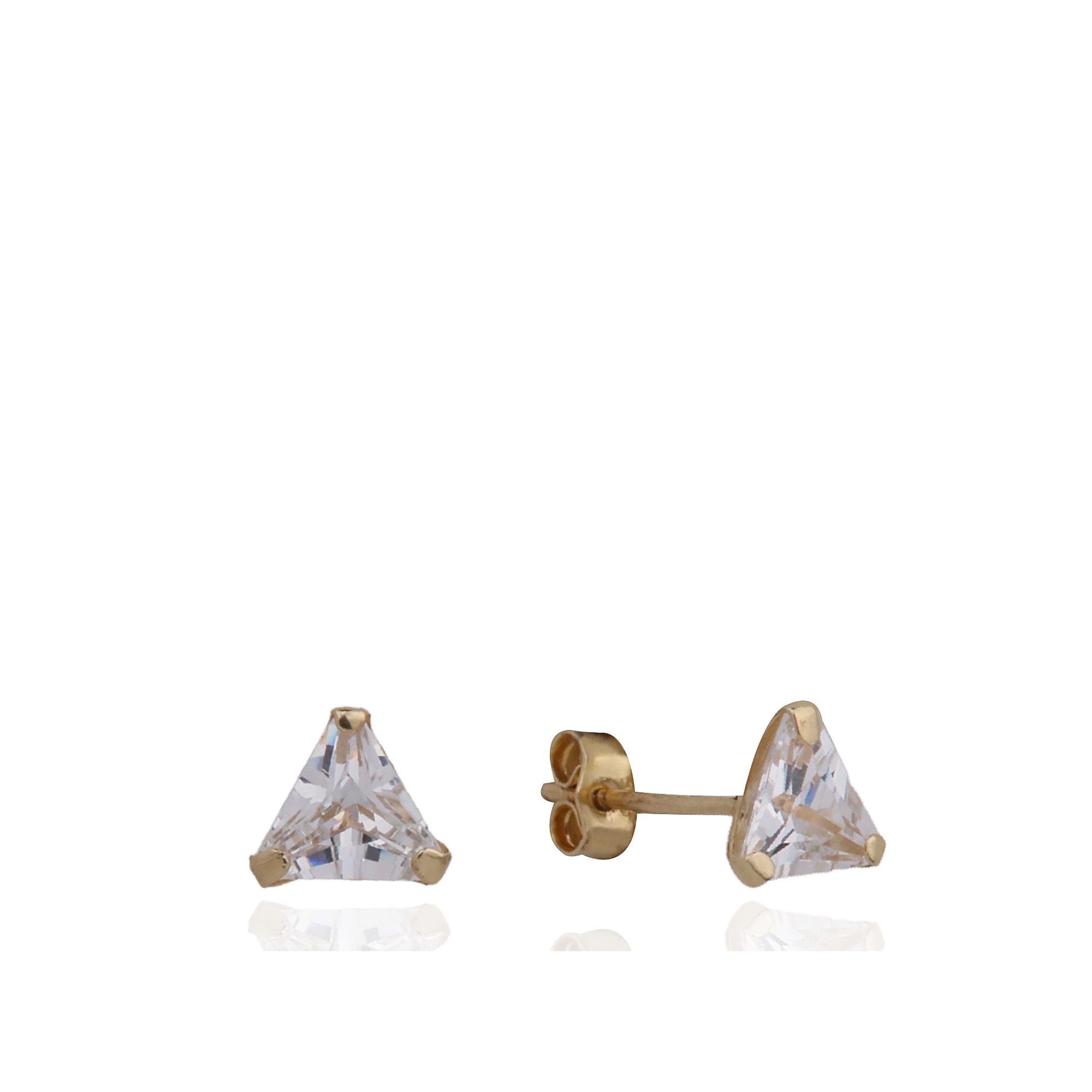 Triangle Stone Earrings
