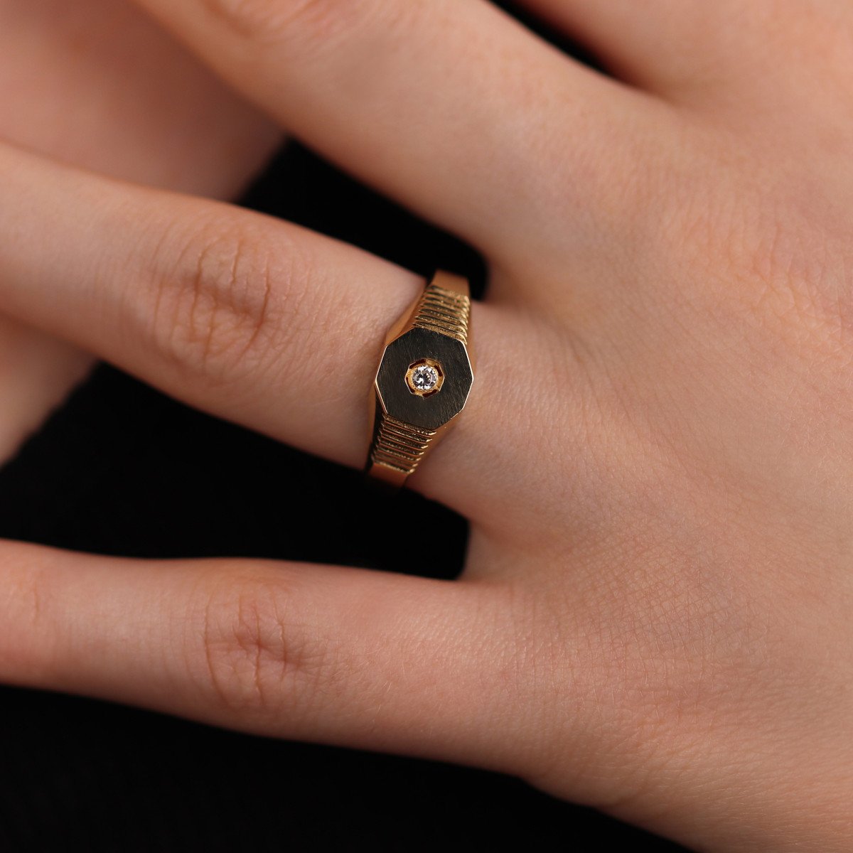 Vintage Şovalye Yüzük