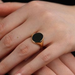 Oval Şovalye Yüzük