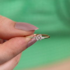 Mini Taşlı Yüzük