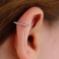 Sıralı Taşlı Piercing