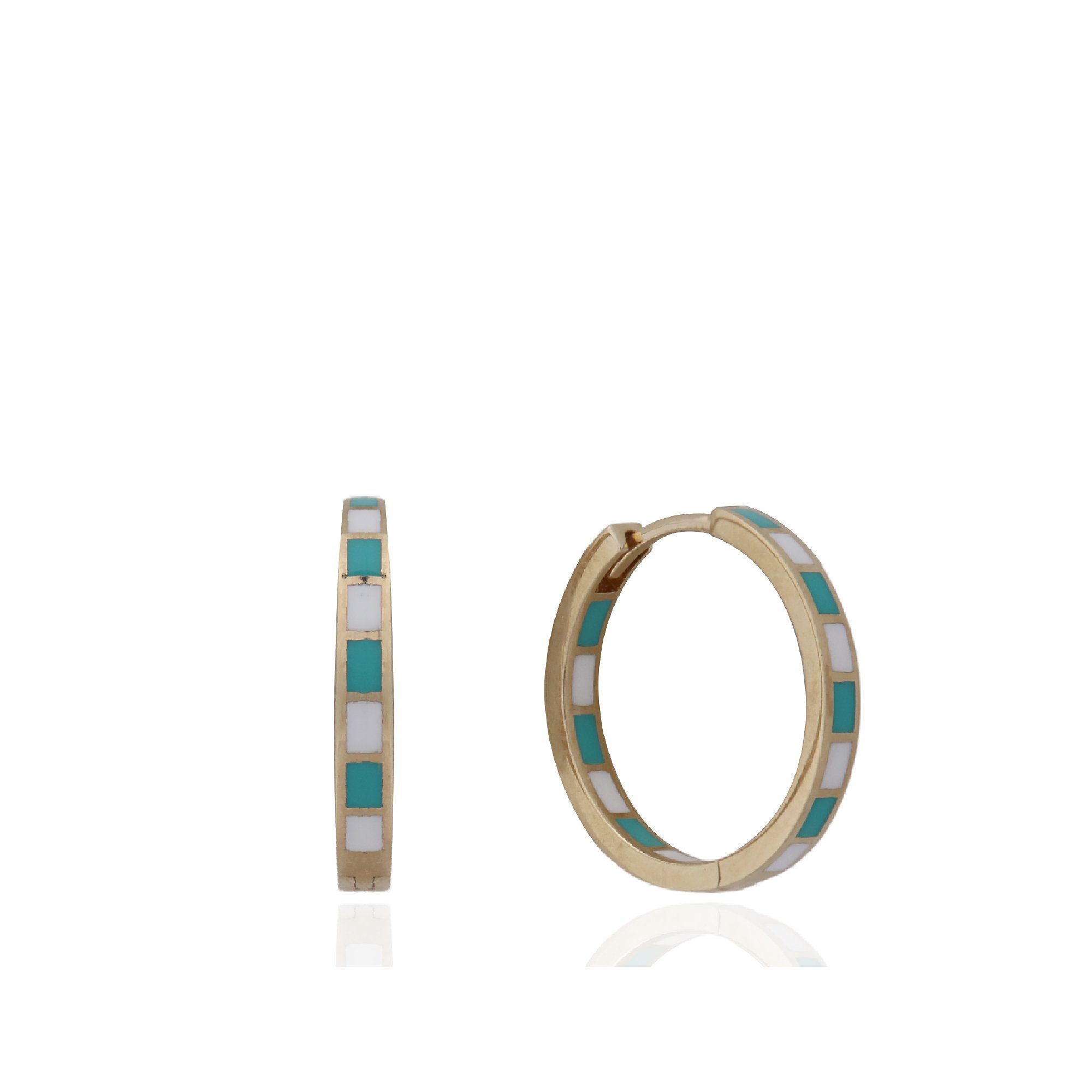 Modern Turquoise Earrings