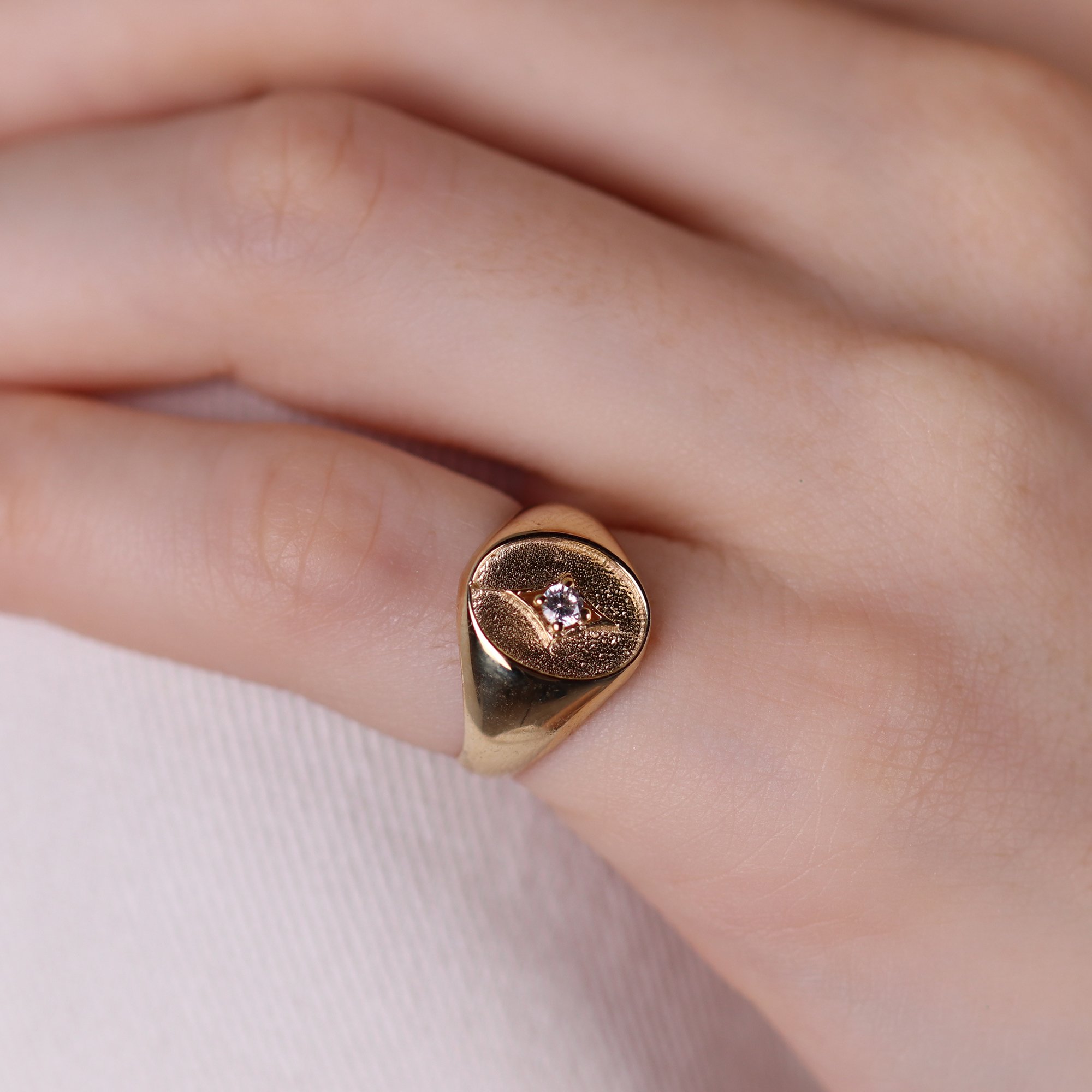 Stone-set Şovalye Ring