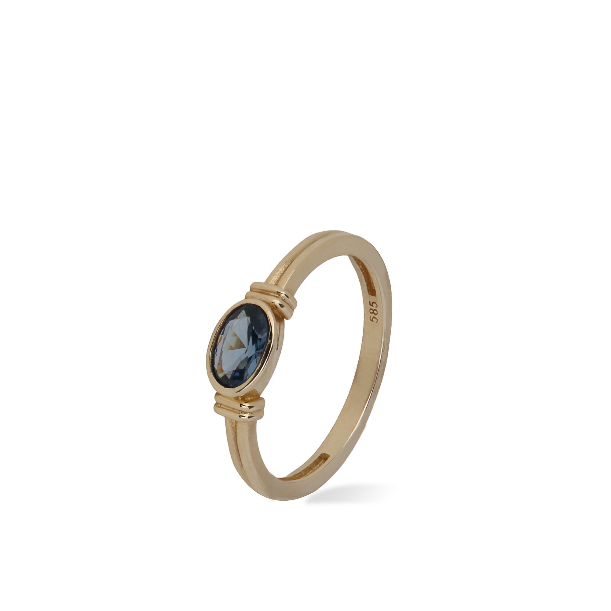 Blue Stone-set Ring