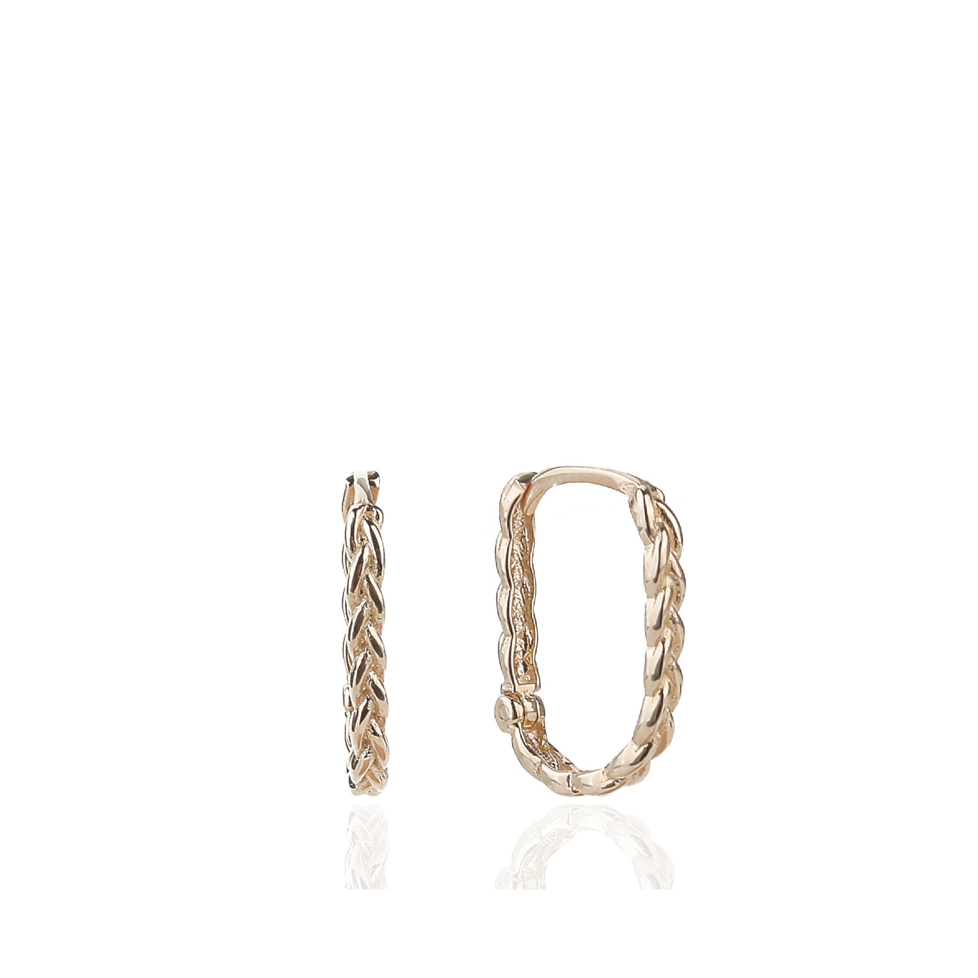 Elips Wheat Ear Earrings