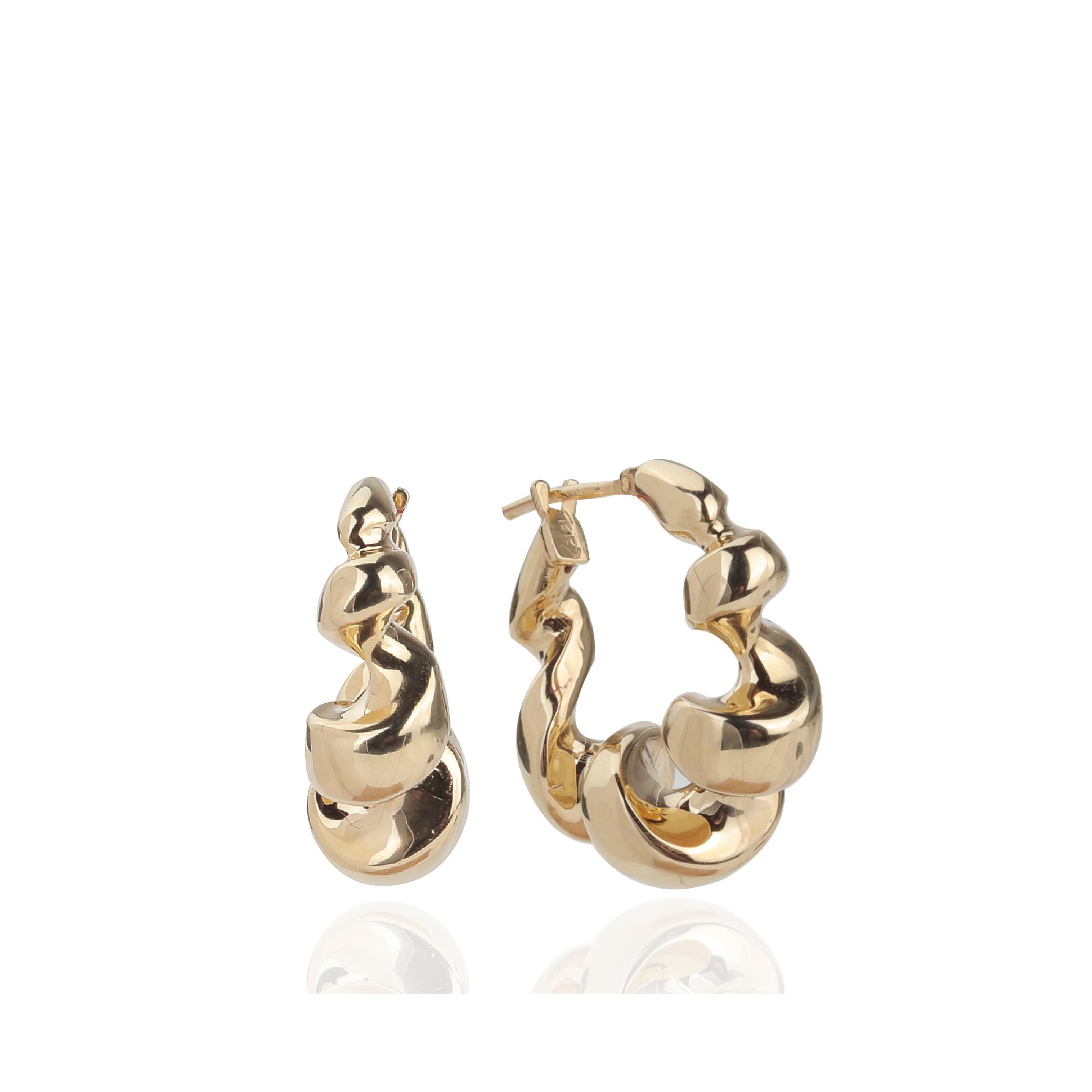 Twist Hoop Earrings