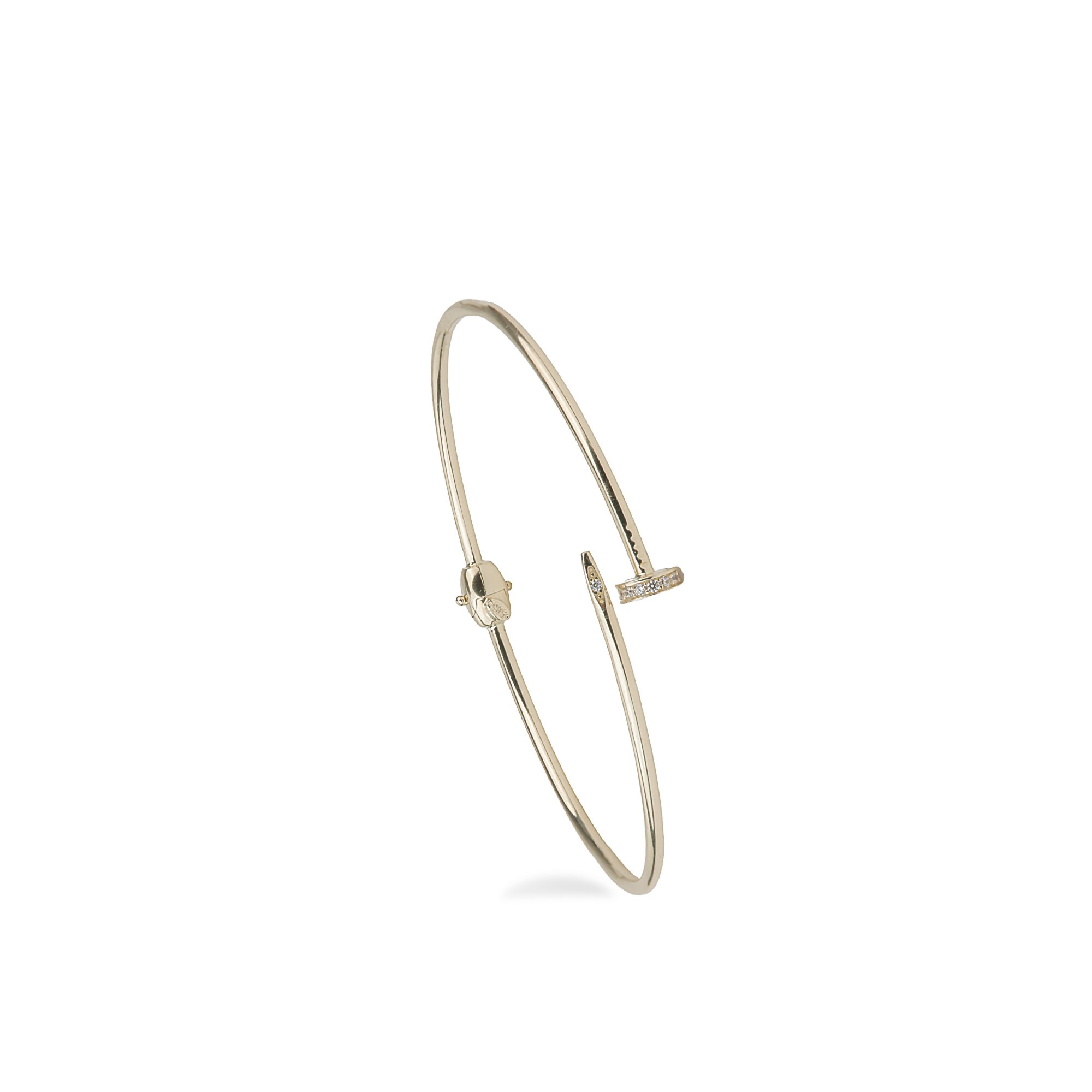 Stone-set Stud Bangle