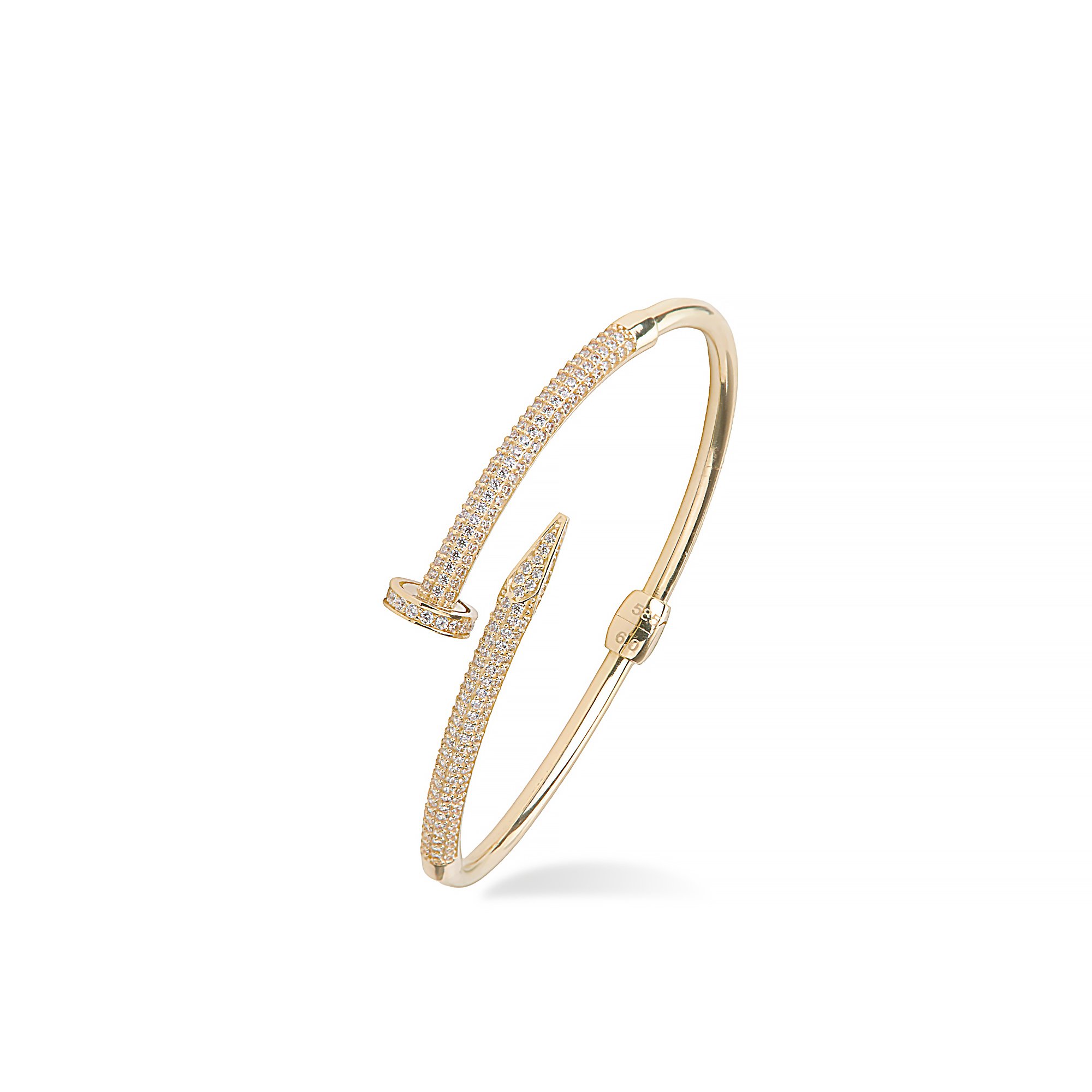 Stone-set Stud Bangle