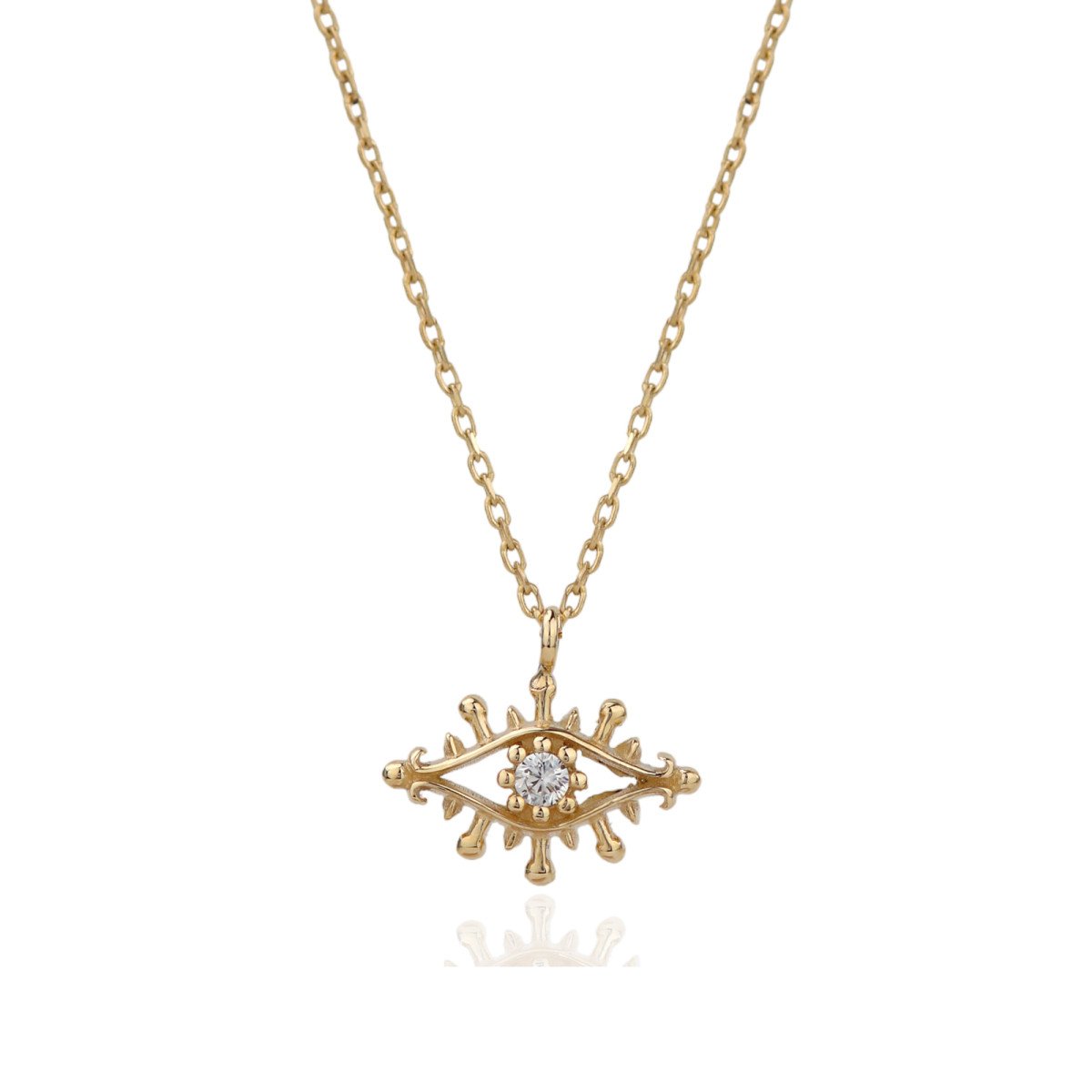 Kirpik Pırlanta Kolye