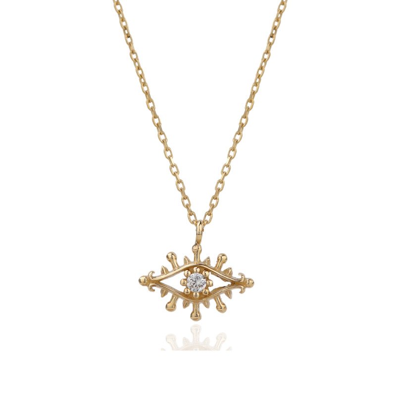 Eyelash Diamond Necklace