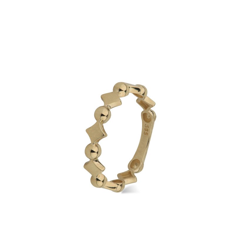 Dörtgen Top Yüzük