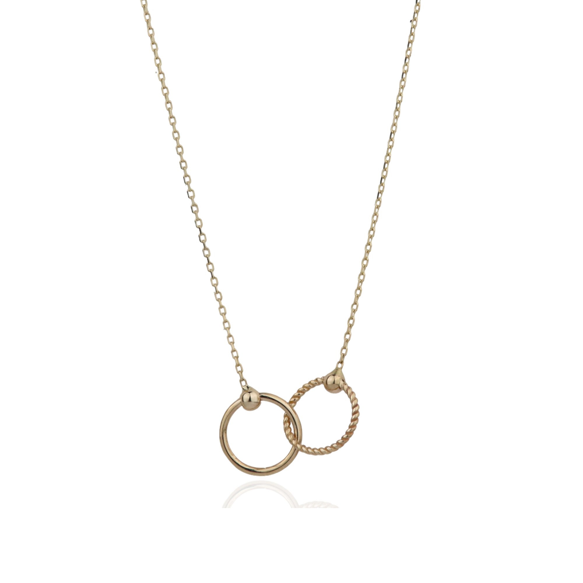 Double Hoop Necklace