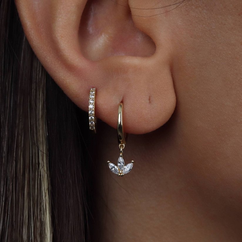 Double Combined Earrings