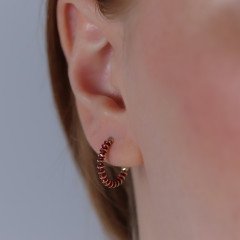 Kataforez Renkli M Küpe