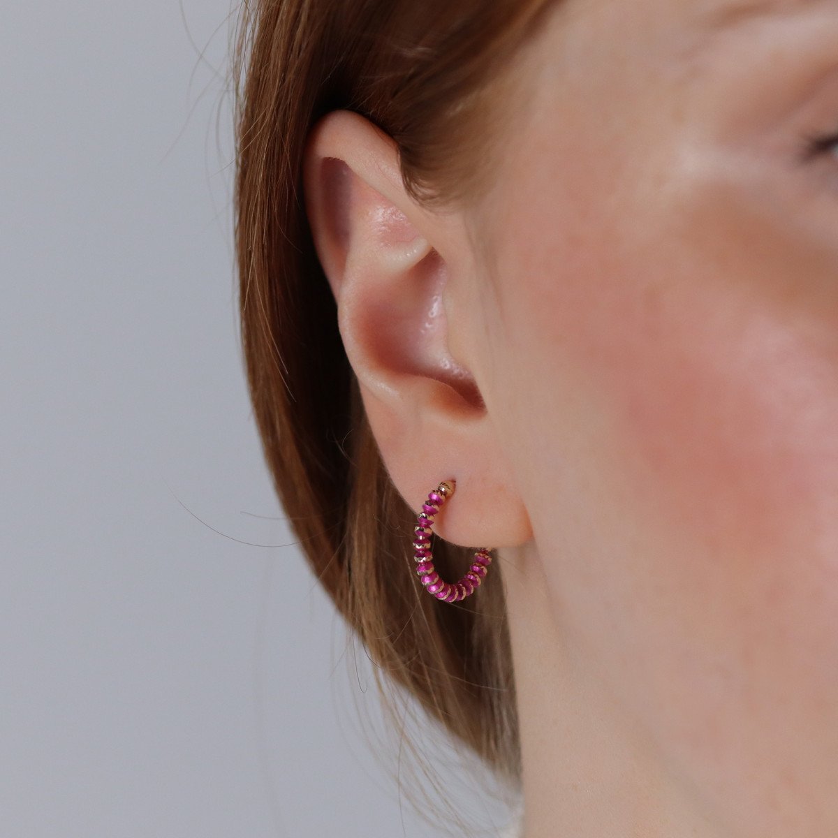 Kataforez Renkli M Küpe