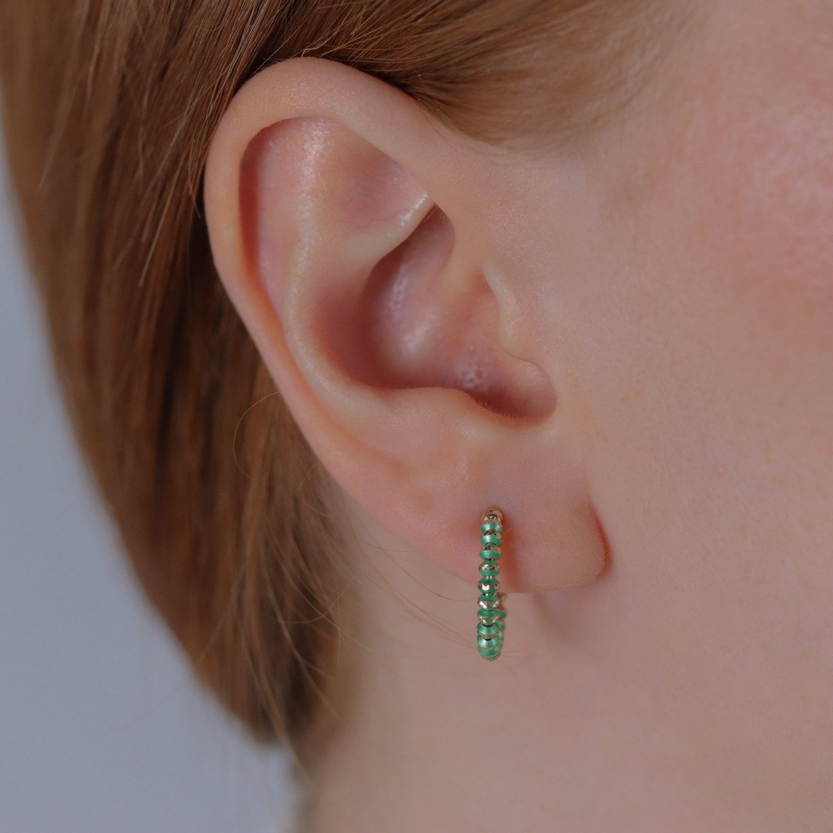 Kataforez Renkli M Küpe