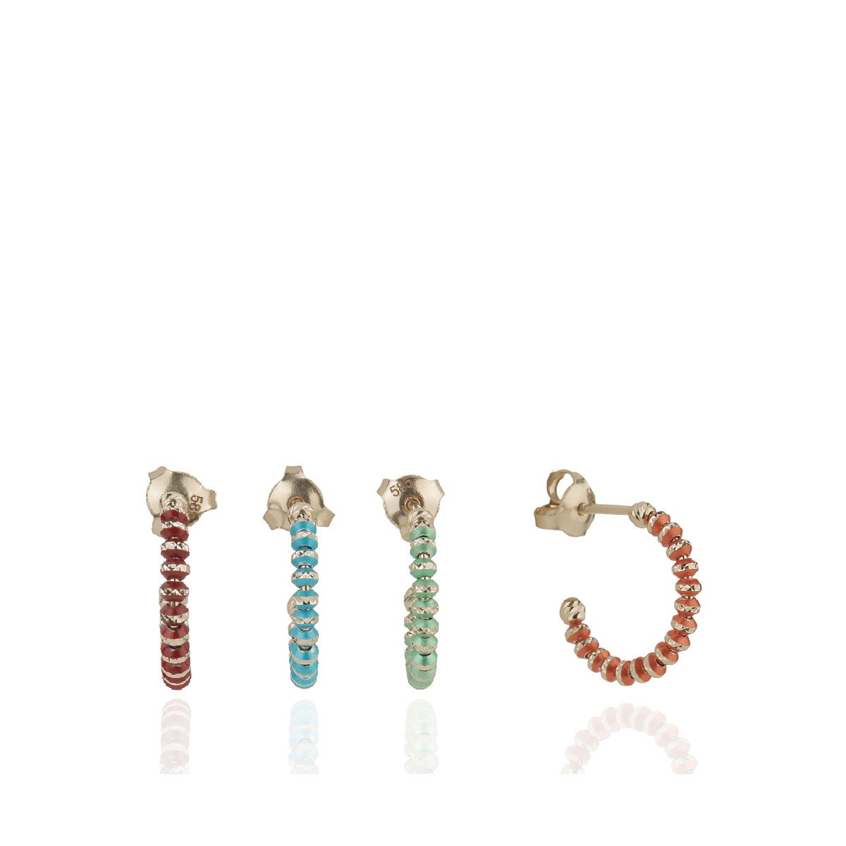 Kataforez Renkli M Küpe