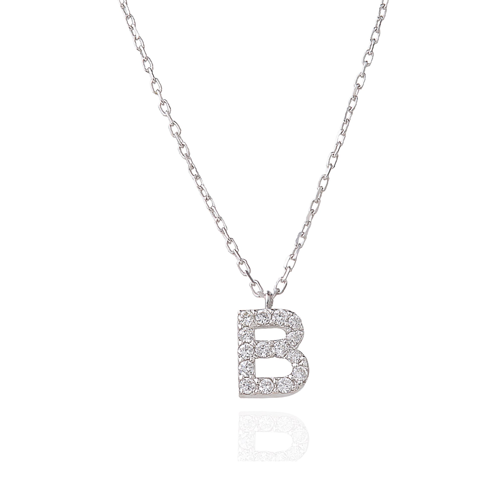 Letter Diamond Necklace