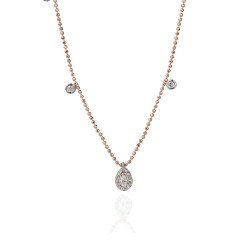 Top Top Damla Pırlanta Kolye