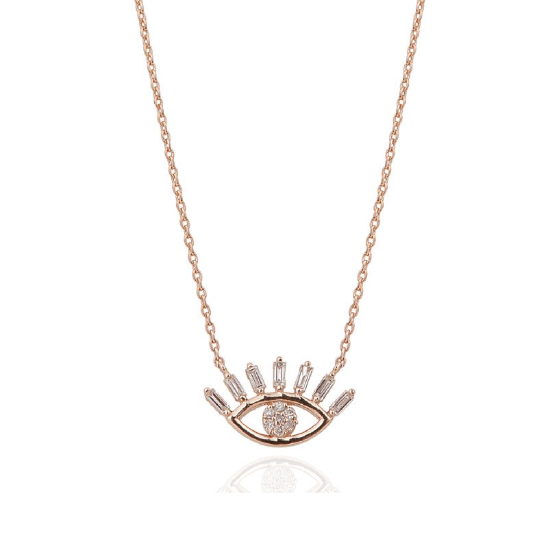 Eyelash Diamond Necklace