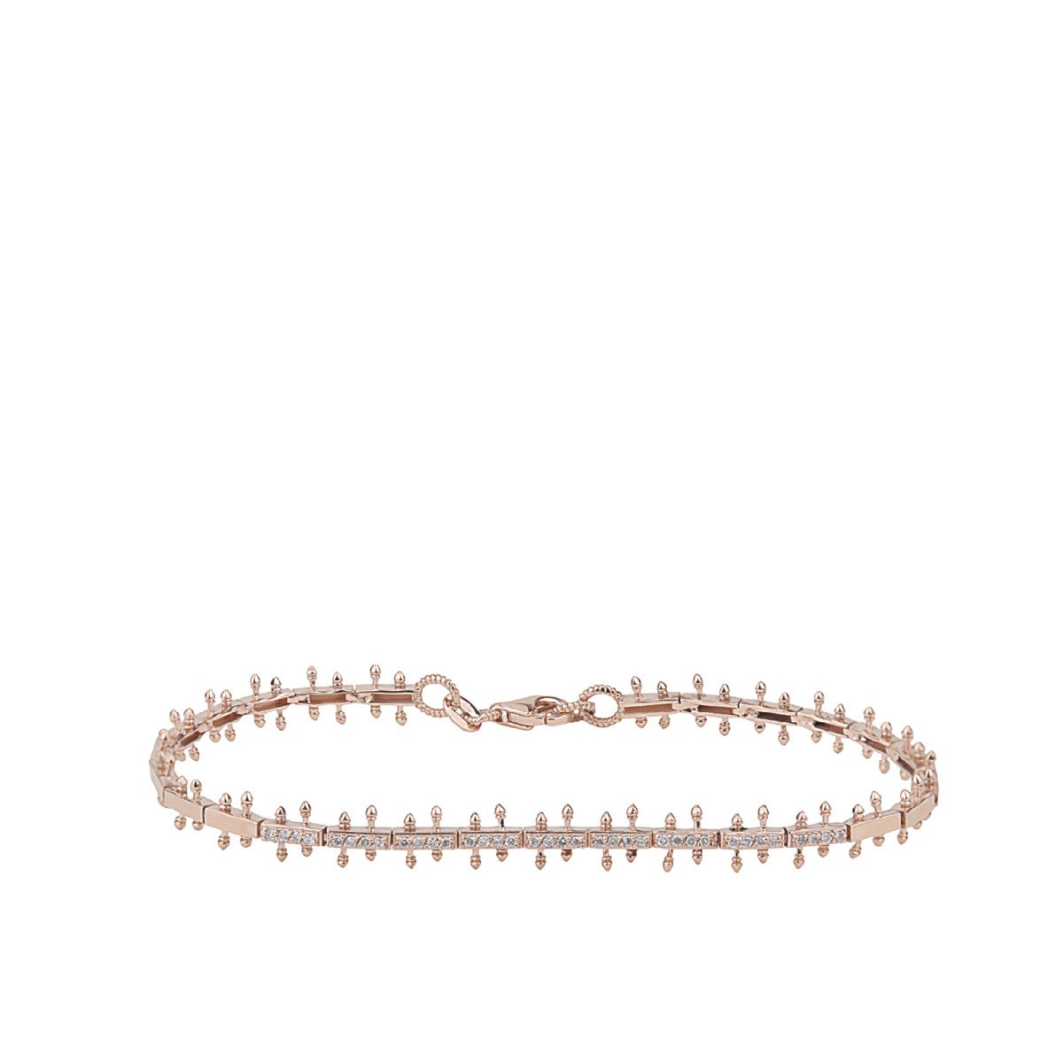 Yarım Tur Pırlanta Bileklik