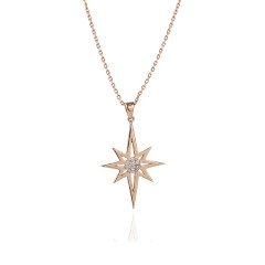 Kuzey Yıldızı Pırlanta Kolye